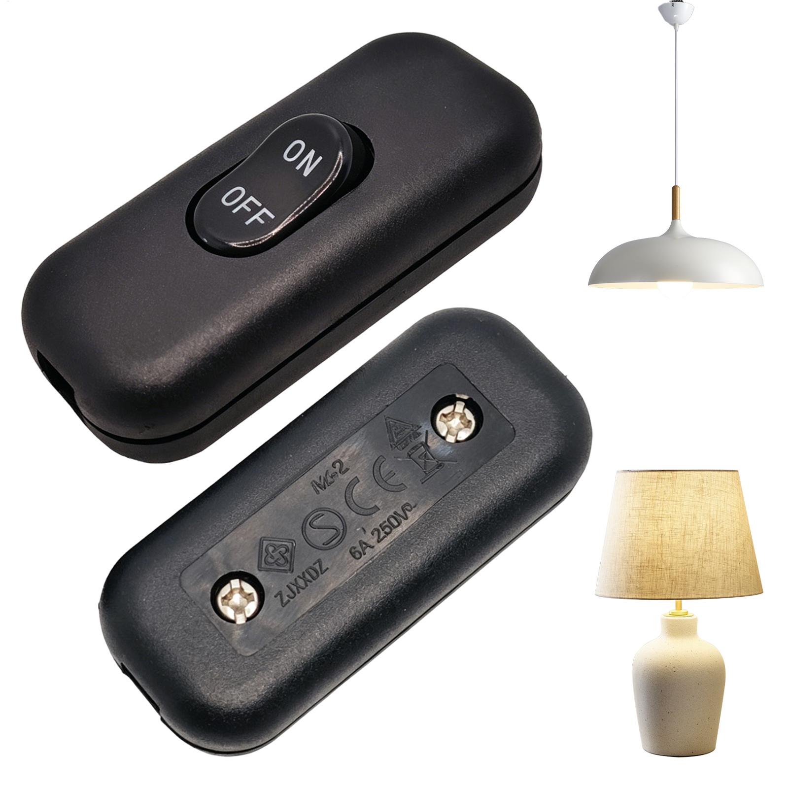 2pcs 6A 250V Inline Cord Switc - مراجعة Desk Setup On Bed وسعره