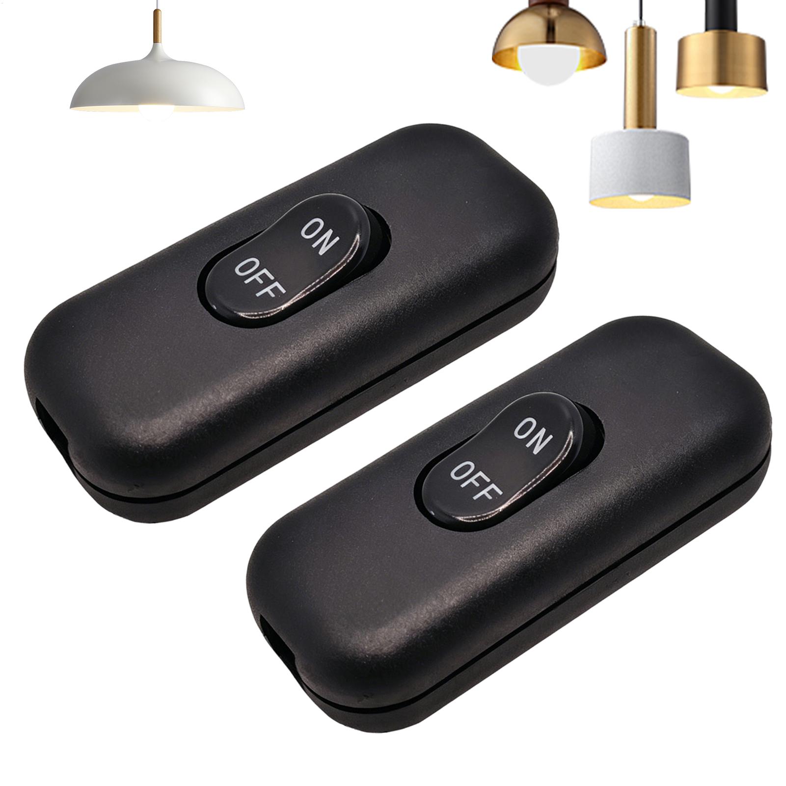 2pcs 6A 250V Inline Cord Switc - مراجعة Desk Setup On Bed وسعره