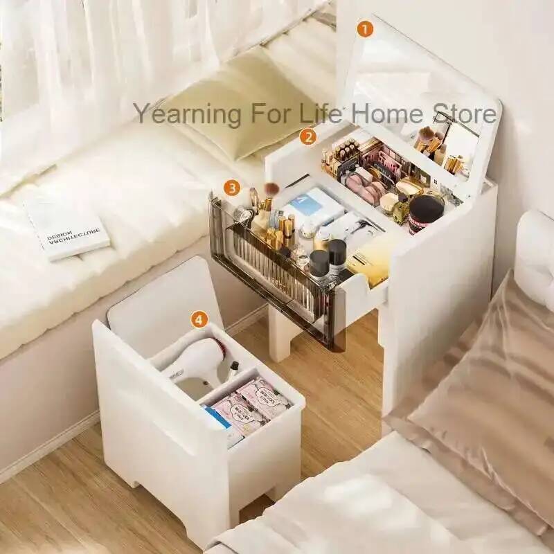 in with Dresser Desk 1 3 Vanit - مراجعة Desk Setup In Small Bedroom وسعره