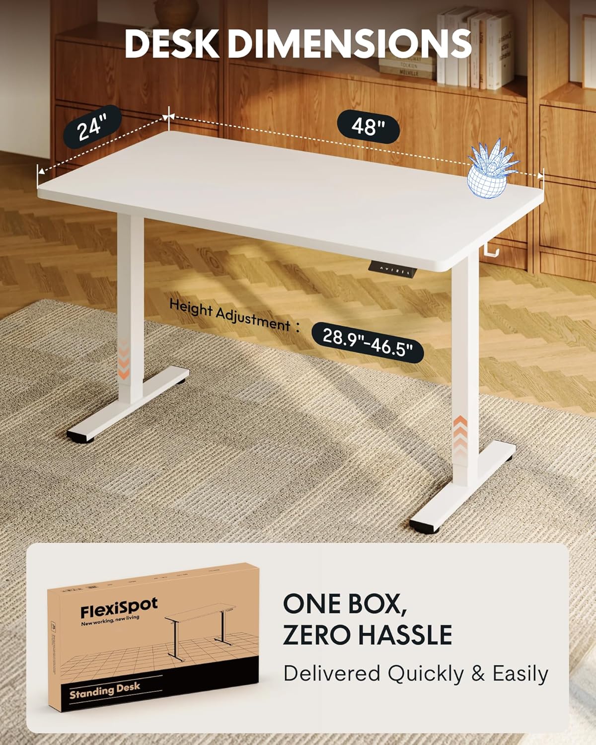 EN1 One-Piece Standing Desk, 4 - مراجعة Desk Setup One Monitor وسعره