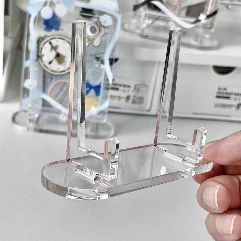 1pc Acrylic Clear Stand Acryli - مراجعة Desk Setup Kit وسعره