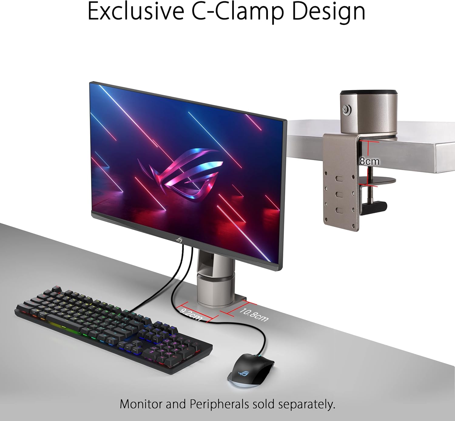 Monitor Desk Mount Kit for 24- - مراجعة Desk Setup Kit وسعره