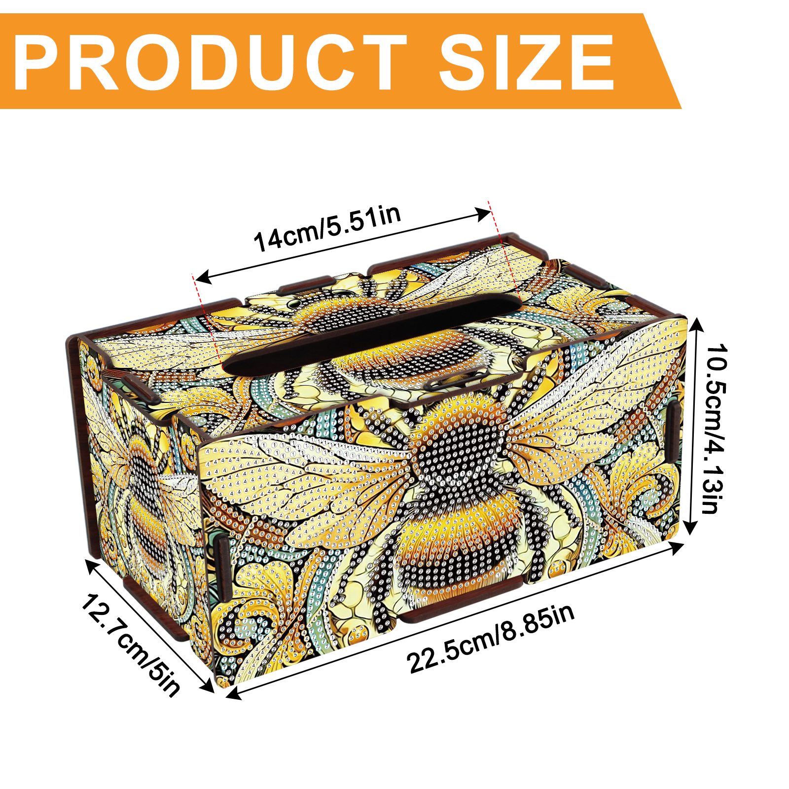 Diamond Art Painting Tissue Bo - مراجعة Desk Setup Modern وسعره